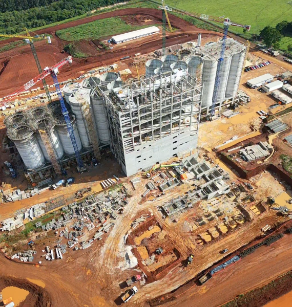 A TA Engenharia está presente em obras industriais e de infraestrutura de norte a sul do Brasil.